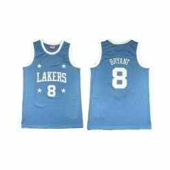 SheShow Men's Los Angeles Lakers Kobe Bryant 8# 4 Star Classics Edition Jersey - Blue Tops