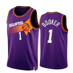 SheShow Mens Phoenix Suns Devin Booker Purple 2022-23 Classic Edition Jersey Tops