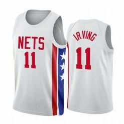 SheShow Mens Brooklyn Nets Kyrie Irving 2022-23 Classic Edition Jersey - White Tops