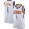 SheShow Men&apos;s Phoenix Suns Devin Booker 2019-2020 Jersey - White Tops