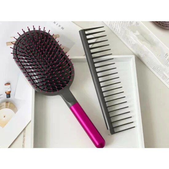 SheShow DS Paddle Brush And Detangling Comb Brushes & Combs Fuchsia - Image 3