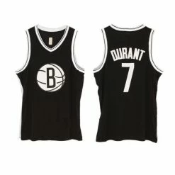 SheShow Men Brooklyn Nets Kevin Durant 7# Fans Edition Jersey Black Tops
