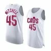 SheShow Mens Cleveland Cavaliers Donovan Mitchell 2022-23 White Association Edition Jersey Tops