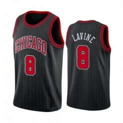 SheShow Men's Chicago Bulls Zach LaVine Jersey Statement Edition - Black Finished Tops