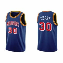 SheShow Mens Golden State Warriors Stephen Curry 2021-22 Classic Edition Jersey Tops Blue