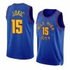 SheShow Mens Denver Nuggets Nikola Jokic 2022-23 Blue Statement Edition Jersey Tops