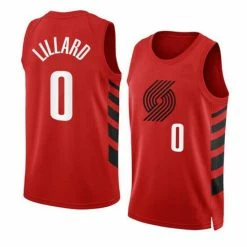 SheShow Mens Portland Trail Blazers Damian Lillard 2022-23 Statement Edition Swingman Jersey Tops Red